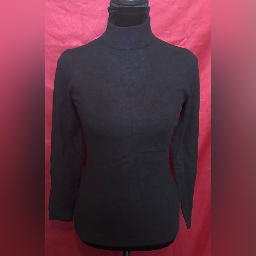 Black Turtleneck Sweater